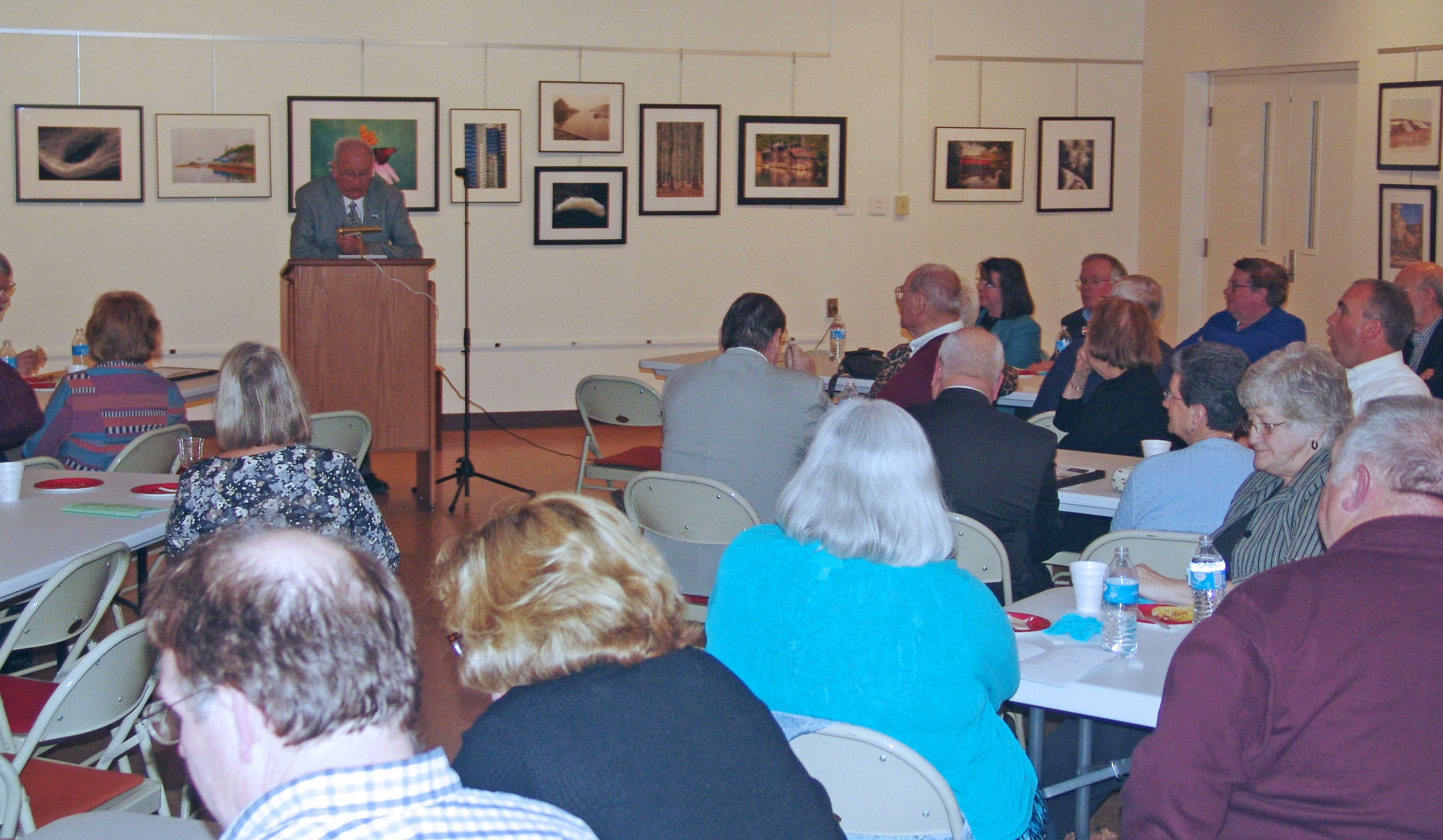 William E. Nichols, Sr. speaking on “The History of Our Valley and the Williamsport Municipal Water Authority”