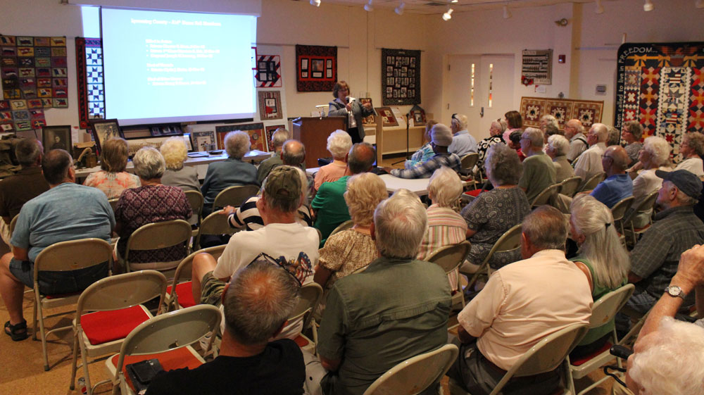 Nancy Schaff discussing the 314th