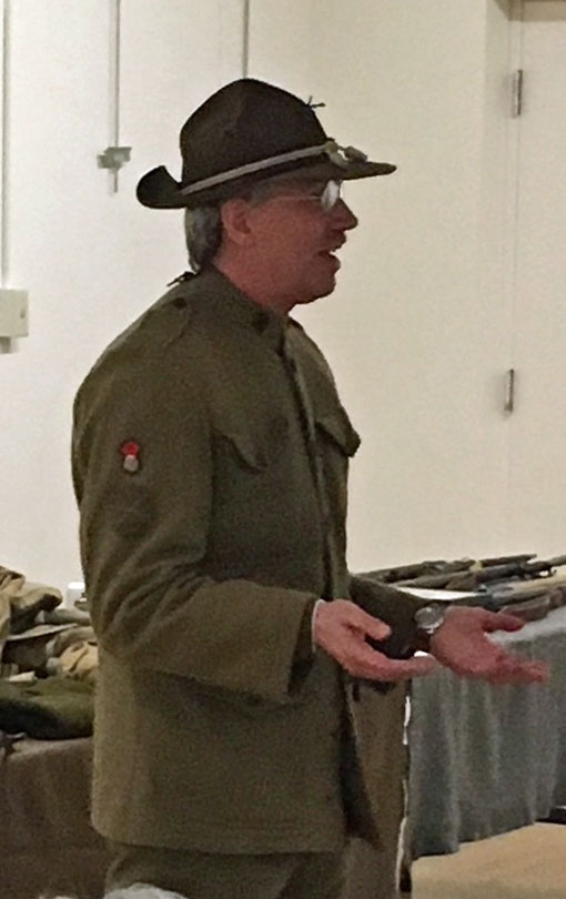 Mike Munford - ‘World War I Doughboy’ - Speaks at Coffee Hour